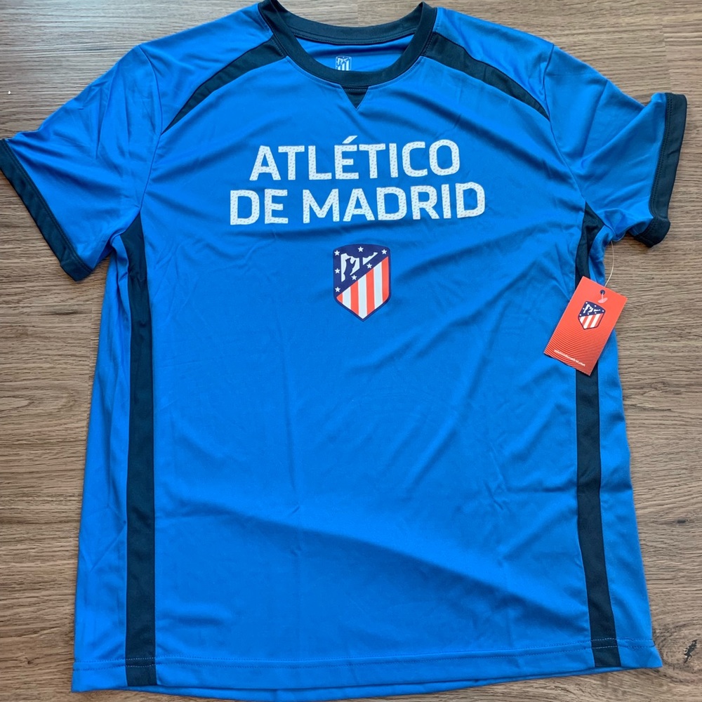Atletico De Madrid Jersey Practice Blue Club